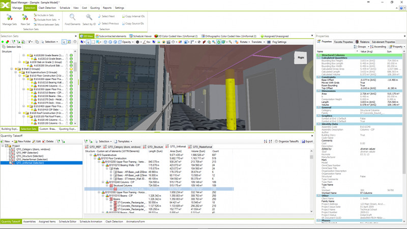 Építési projekt tervezést támogató 3D BIM szolgáltatása: Mennyiségkigyűjtés Építési projekt tervezést támogató 3D BIM szolgáltatása: Mennyiségkigyűjtés